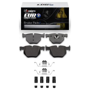 BMW 528i Brake Pads - Rear - R1 Concepts - EURO Ceramic - `04-`10